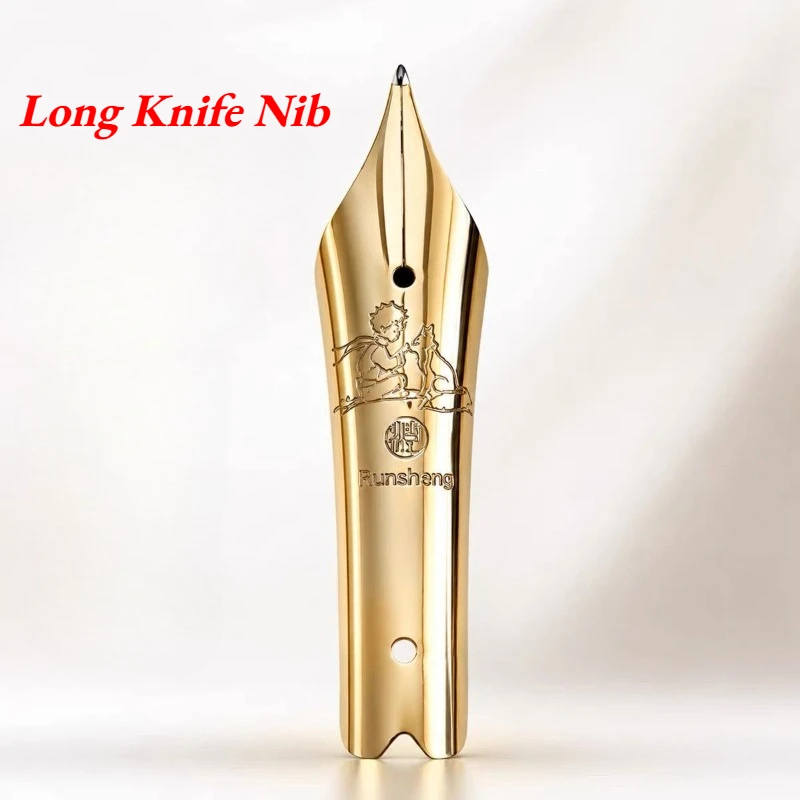 Фото Ручка-перо Pengchen Brass High Beauty, серия Shanhe, для офиса и бизнеса, с пером типа 