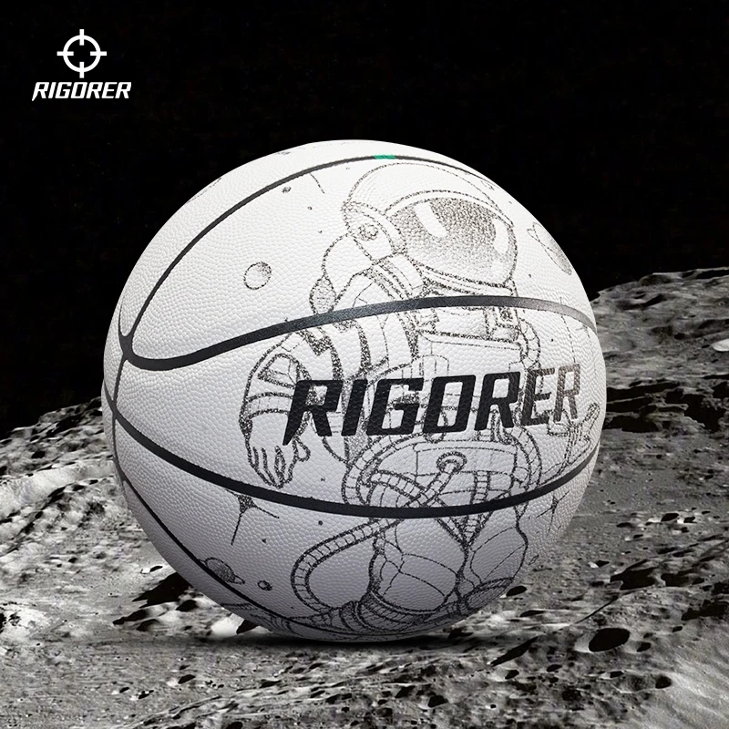 RIGORER Virtual Astros Basketball Hygroscopic PU Wear-resistant Indoor Outdoor Professional Match Basketball Ball Size 7