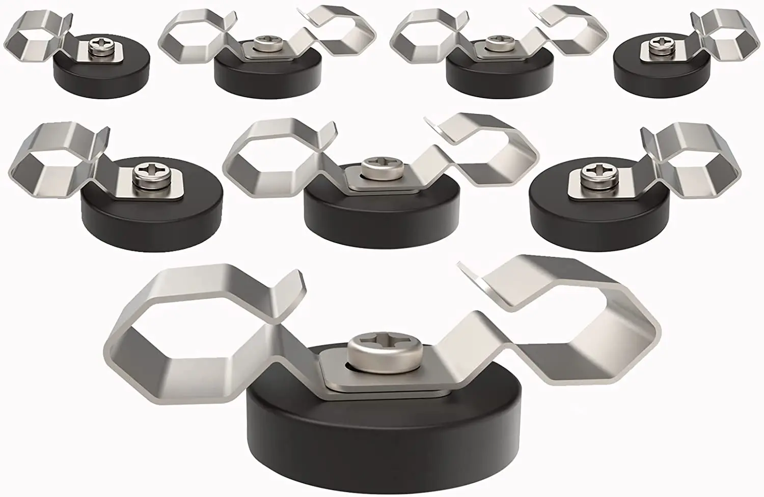 8 шт. Магнитный самоклеящийся кабельный зажим, без отверстий, может использоваться в различных условиях