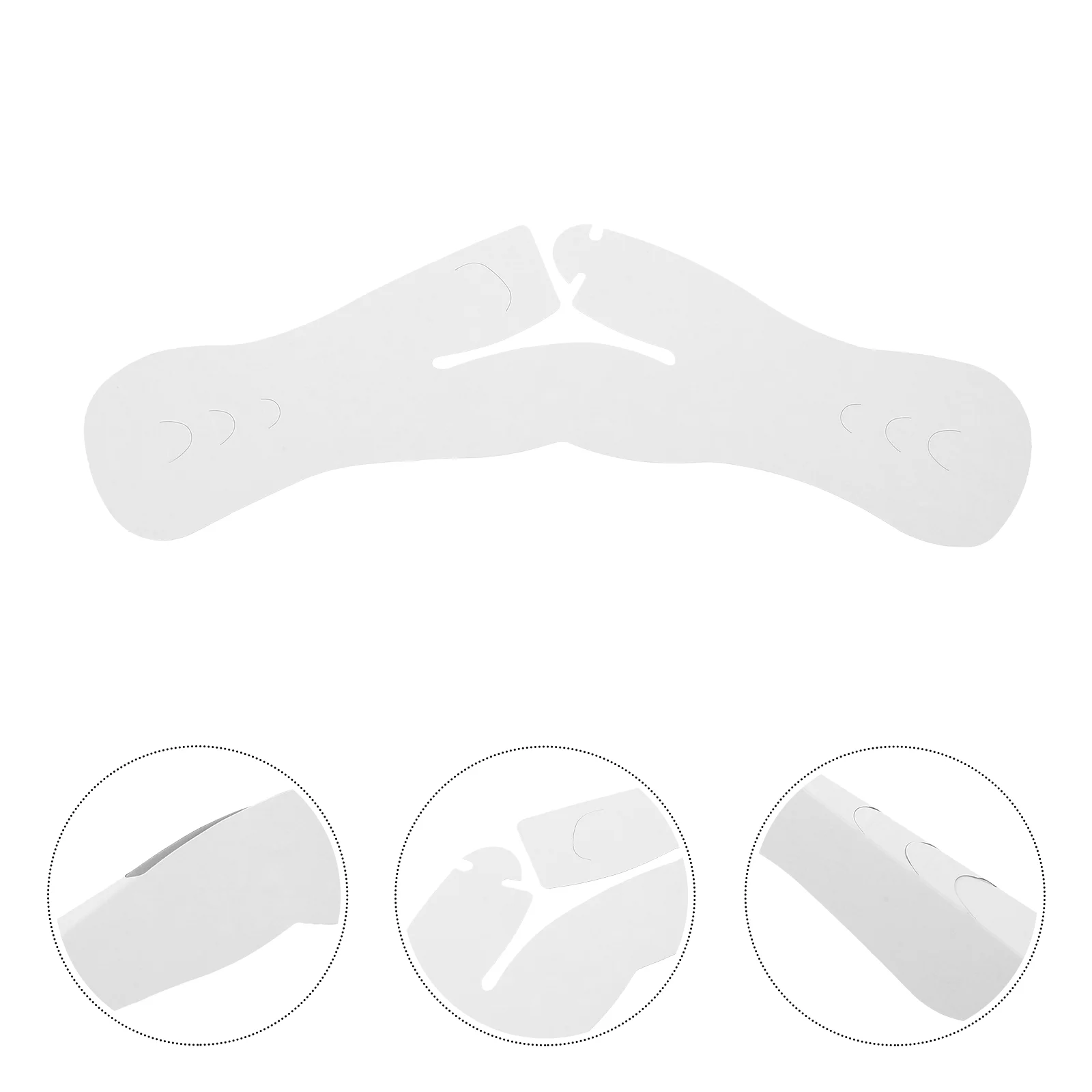 

50 Pcs Hangers Coat Shoulder Protectors Paper Pads Clothing Suit Garment Clothes