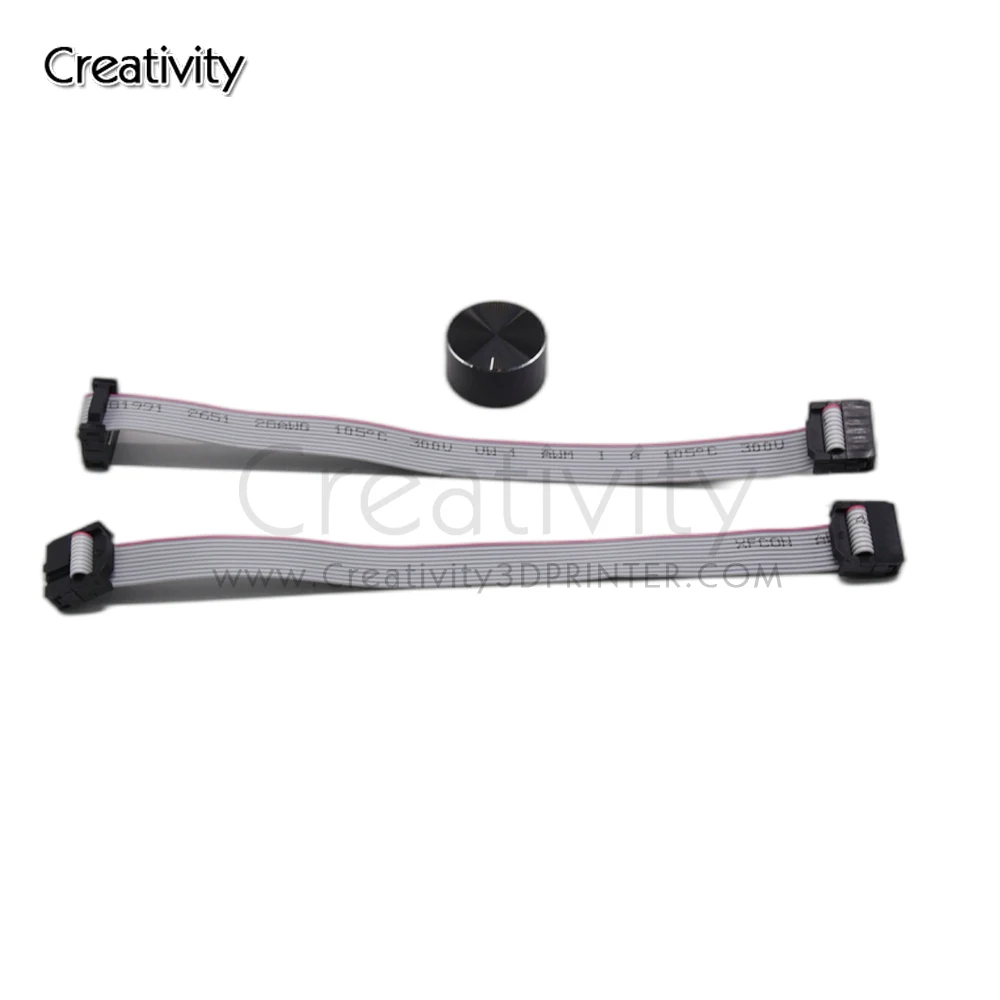 12864 контроллер ЖК-экрана RAMPS 1.4 дисплей синий экран + кабель для CREALITY 3D Ender 3