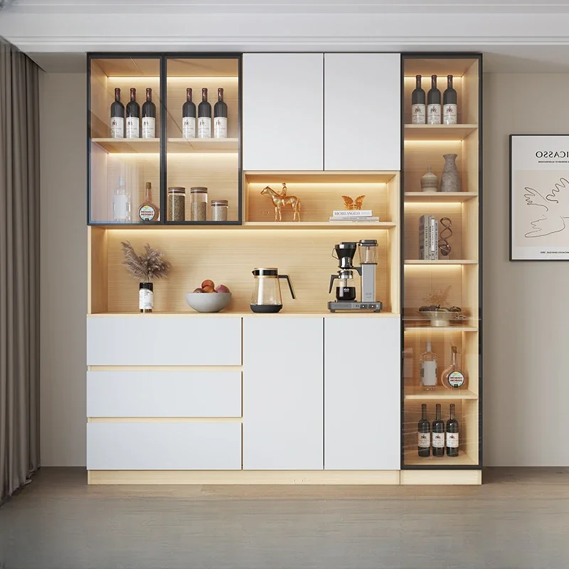 Шкаф для хранения офиса гостиной Curio боковая аркадная витрина из массива дерева