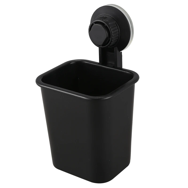 

1 PC Suction Cup Toothbrush Cup Holder Rack Plastic Holder Toothpaste Storage Box For Kitchen Bathroom Toilet