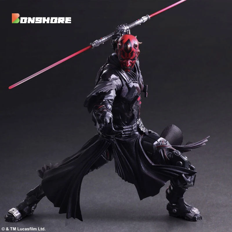 

28cm Star War Darth Maul Action Figure Darth Maul Movable Action Pvc Statue Figure Model Collection Decoration Boy Birthday Gift