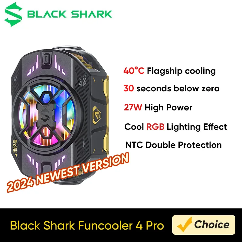 Охлаждающий Вентилятор Для Мобильного Телефона Black Shark Cooler 4 Pro iPhone 15/ROG 7/Nubia Redmagic 9s