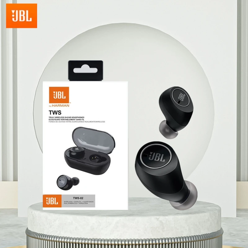 JBL TWS HiFi Bluetooth Earphones Active Noise Cancellation Wireless Earbuds Handsfree Headsets Headphones With Charing Case
