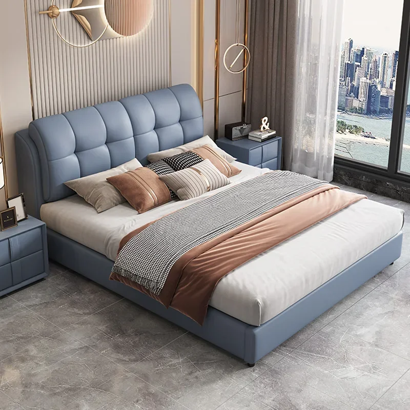 Европейская Современная двуспальная кровать водонепроницаемая детская