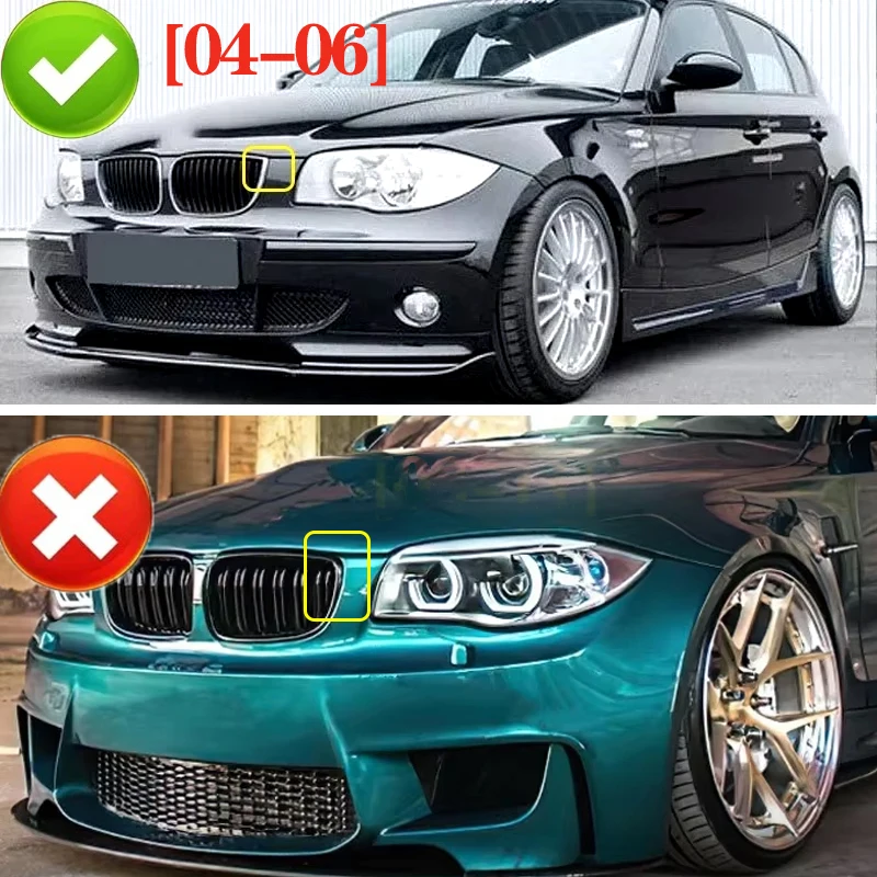 Для BMW E81 E87 120d 120i 130i Автомобильная решетка Передняя почек Гоночные решетки