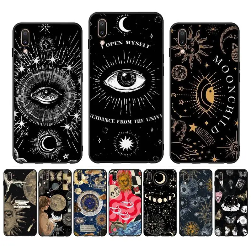 

Witches Moon Tarot Mystery Totem Phone Case for Vivo Y91C Y11 17 19 17 67 81 Oppo A9 2020 Realme c3