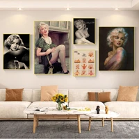 marilyn monroe classic movie posters for living room bar decoration posters wall stickers