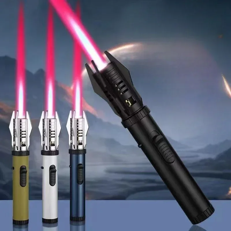 Газовая зажигалка Planet Lightsaber Butane 2023 360° ° Используйте металлическую уличную