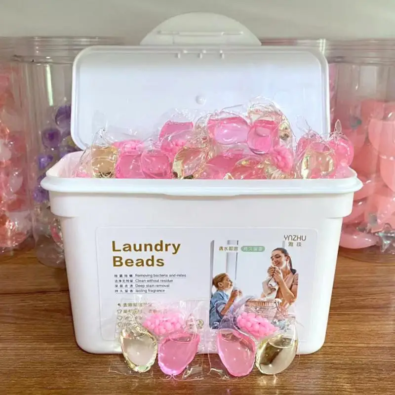 

Lasting Laundry Detergent Fragrance Boxed Laundry Bead Fragrance Three Cavity Laundry Beads Three-in-one Laundry Beads