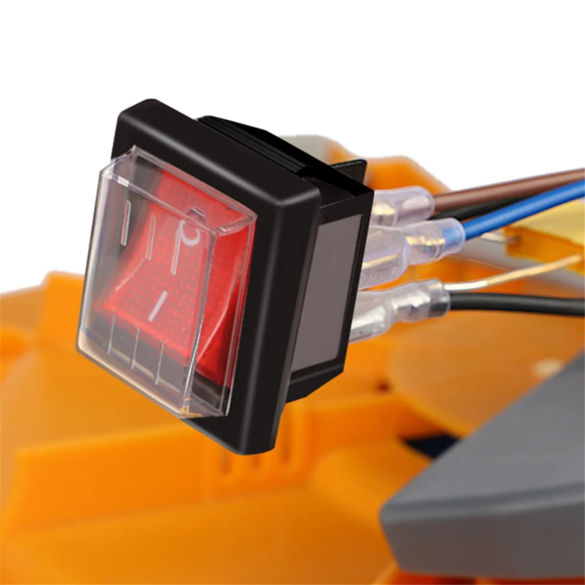 1 шт. 36X29 мм SPST 4-контактный водонепроницаемый кулисный переключатель для лодки