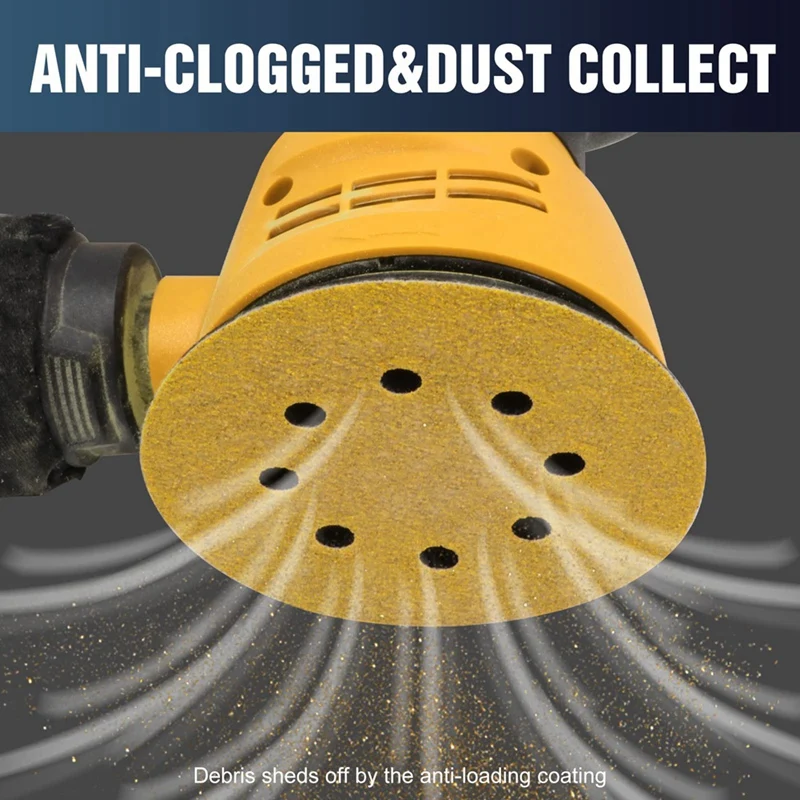 Шлифовальные диски из оксида алюминия 125 мм 40/60/80/120/240 наждачная бумага различной