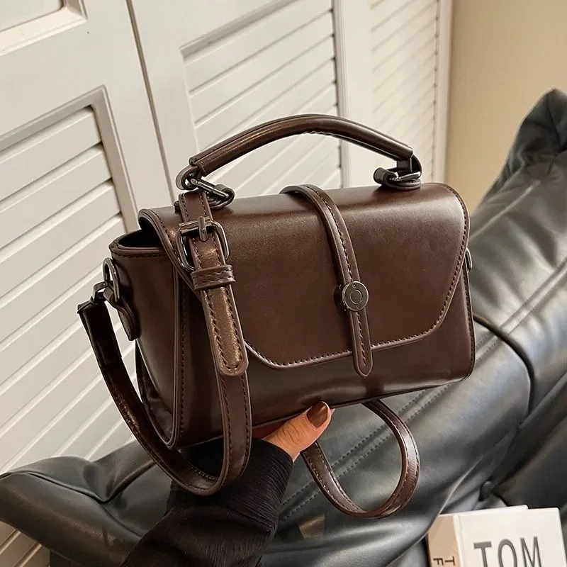 Новый стиль универсальная сумка через плечо в стиле ретро модная высокий внешний