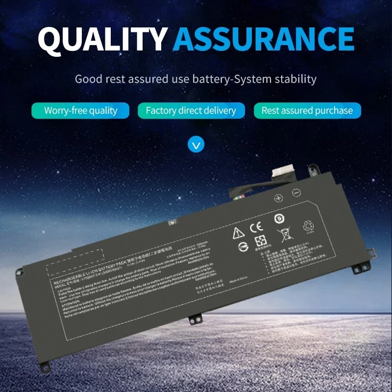 Фото Аккумулятор для ноутбука 11.55V 41Wh/15.2V 53.35Wh 3390mAh V150BAT-3-41 V150BAT-4-53 для Hasee Z7 DA5NP DA5NS DA5NB DA7NS DA7NP Z7T-DA7NP №4