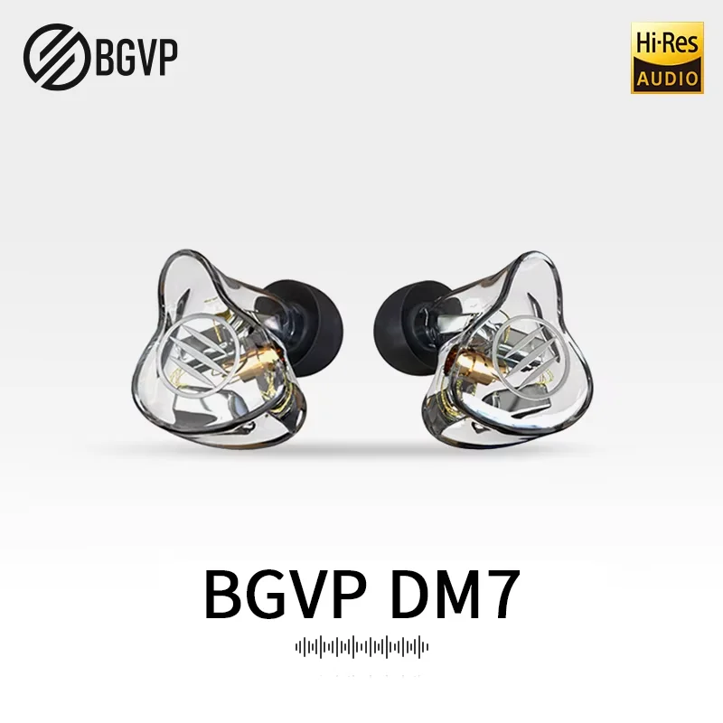 Наушники BGVP DM7 6BA Knowles Sonion Drive Unit HiFi монитор высокого разрешения настраиваемый IEM со