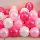 Красные Розовые воздушные шары, 10 шт., 12-дюймовые латексные воздушные шары, женские Воздушные шары для вечерние ринки, товары для вечеринки в честь Дня Рождения