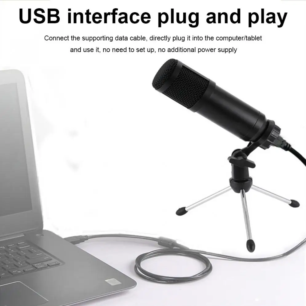 Фото BM 800 USB конденсаторный микрофон 192 кГц/24 бит комплекты микрофонов для компьютера караоке микрофон для студийной записи/живой №5