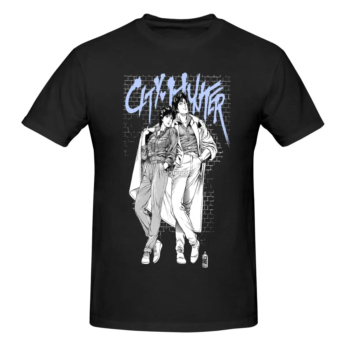 Мужская футболка Funny CITY HUNTER Топы с принтом свободные и облегающие женские