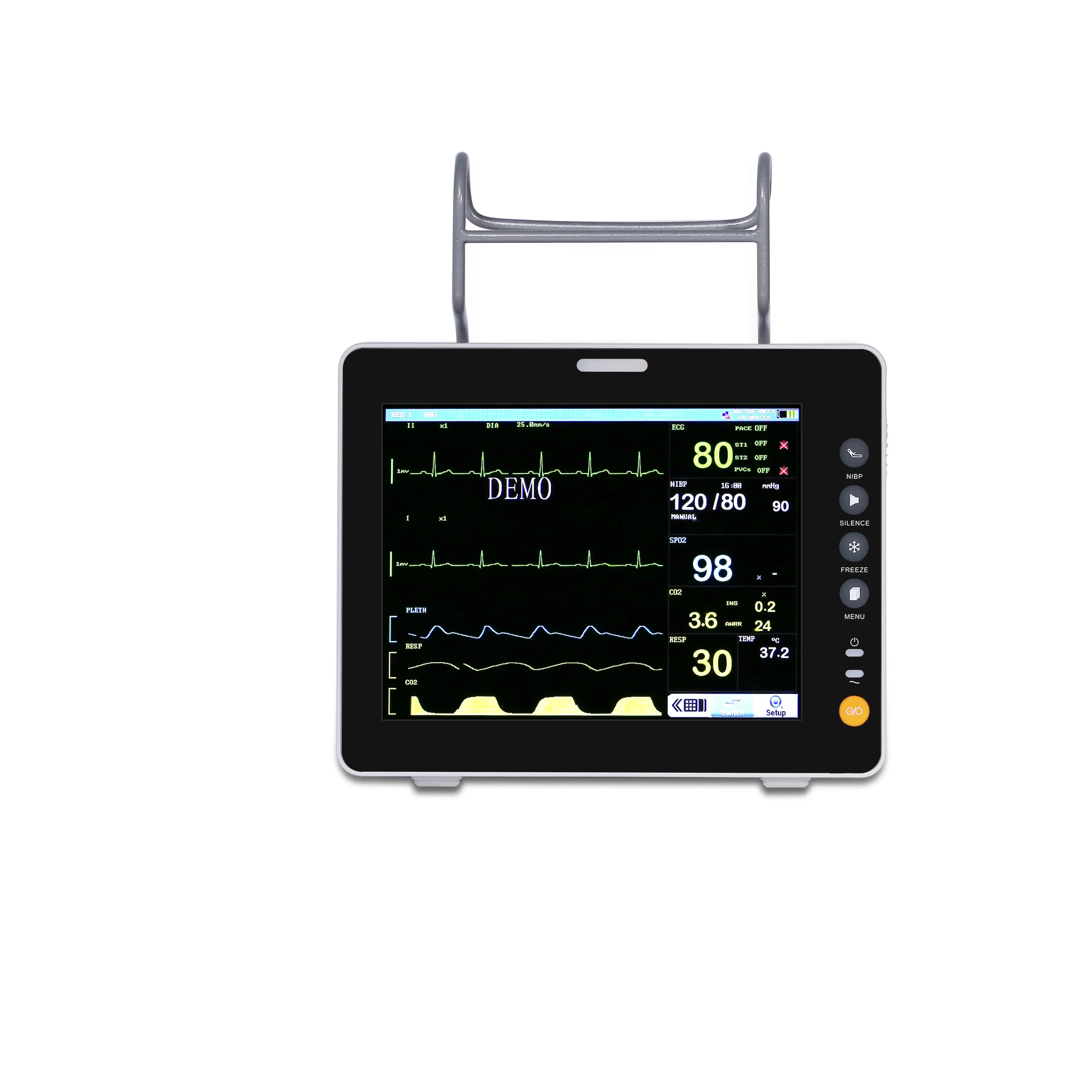

Популярный Домашний монитор пациента с 6 параметрами и 8-дюймовым дисплеем