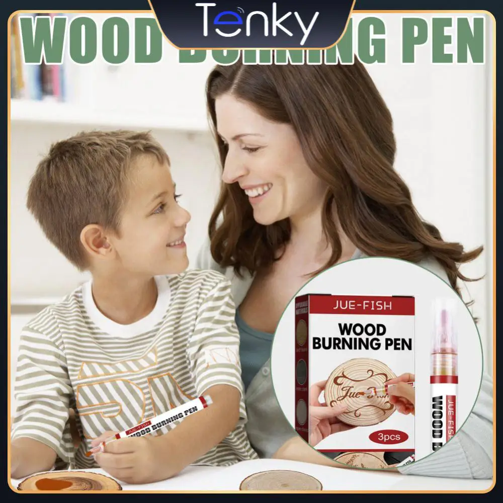 

Wood Burning Pen Plastic Burning Pen Suit Wooden Multipurpose Contour Pencil Arpenters Stores Writing Instruments