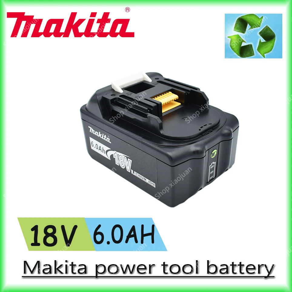 

6000 Ач 18 в BL1830 Makita оригинальный 194205 мАч BL1815 BL1860 BL1840-3 перезаряжаемый литий-ионный Аккумулятор Сменный аккумулятор для электроинструмента