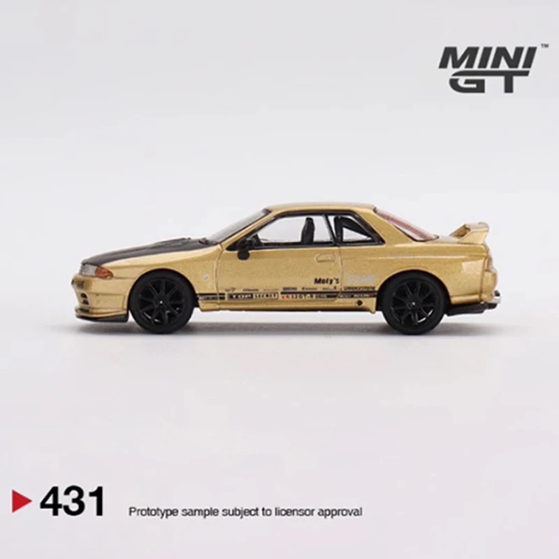 Фото Mini GT Литой под давлением масштаб 1:64 TOP SECRET GTR R32 VR32 Имитация сплава Модель автомобиля Коллекция Дисплей Игрушка в подарок Статические подвески №3