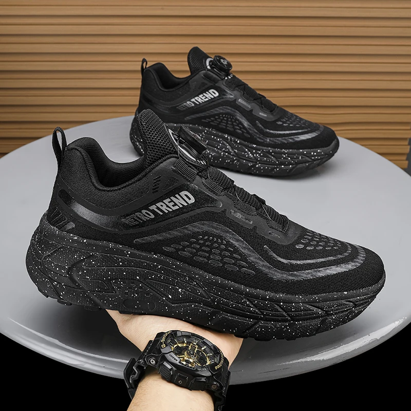 Hot Sales Men Free Running Shoes Men Rotating Button Sports Jogging Shoes Women New Unisex Athletic Training Shoes Male Footwear