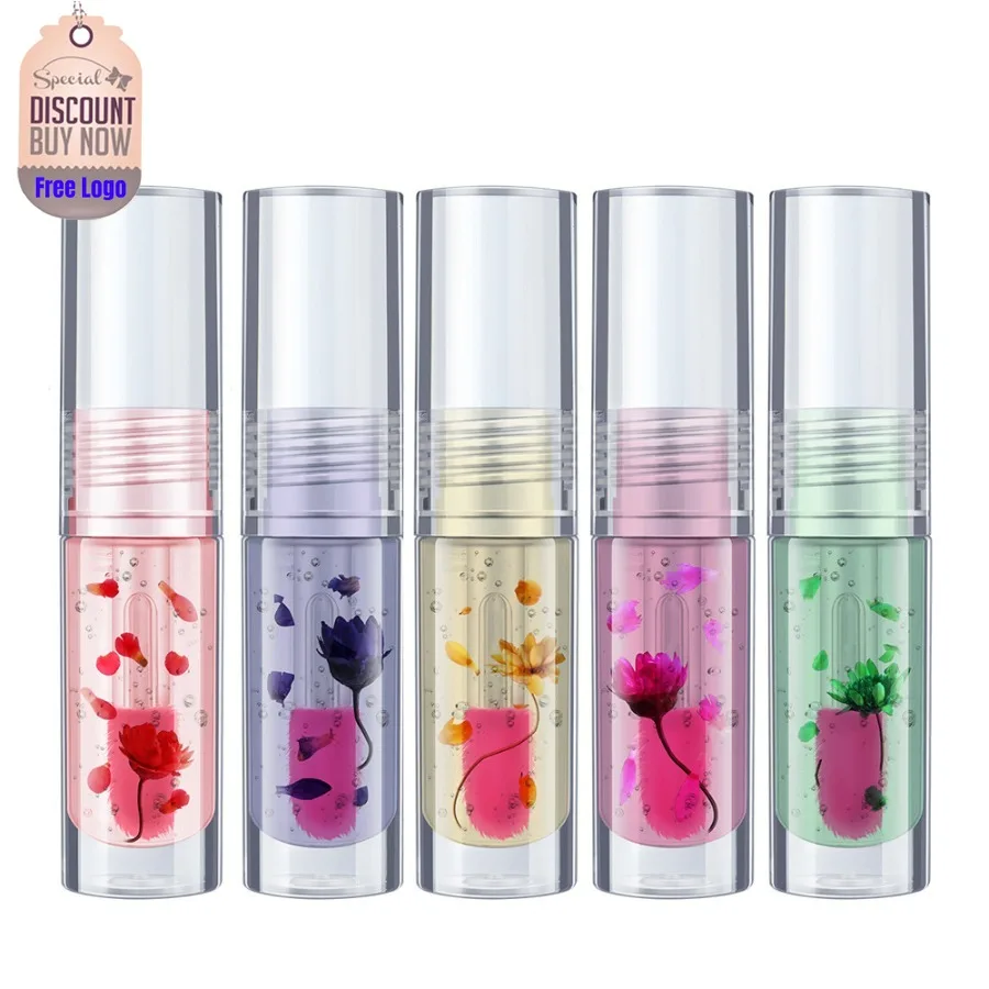 

Блеск для губ на День святого Валентина, фирменная торговая марка, цветок, Маргаритка, волшебный Обесцвечивающий прозрачный блеск для губ, масло для губ с индивидуальным логотипом