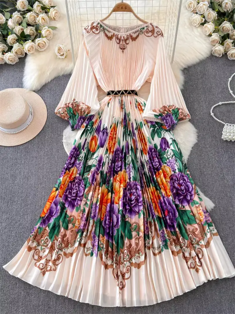 Роскошные женские платья в французском стиле модель 2024 года элегантное