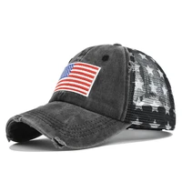 2022 new american flag mesh baseball cap trucker hat vintage casquette homme breathable sport snapback cap hats for women men