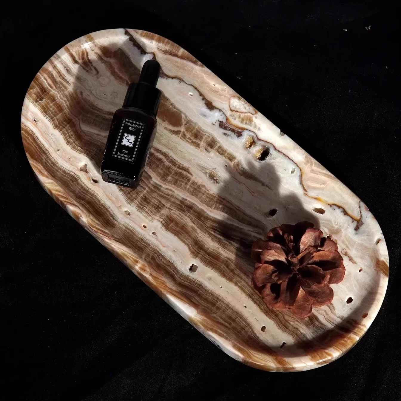 Поднос для духов современный простой стиль мраморный поднос дисплея свет