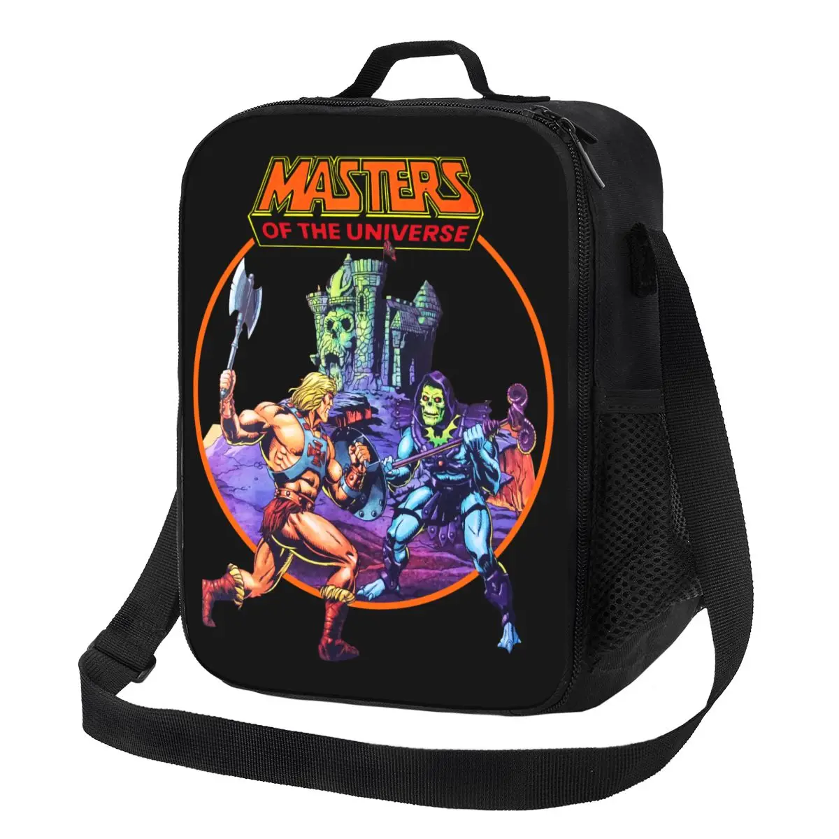 

He-Man The Masters Of The Universe Insulated Lunch Bags Picnic Skeletor 80s She-Ra Beast Leakproof Thermal Cooler Bento Box Kids