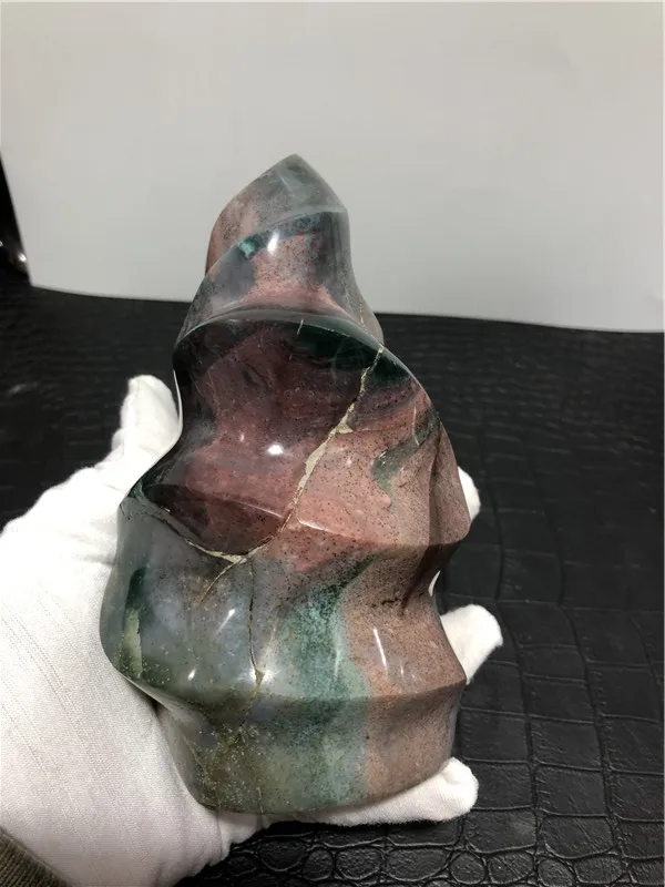 1 15 кг натуральный океанская яшма хрустальный факел хрустальные поделки