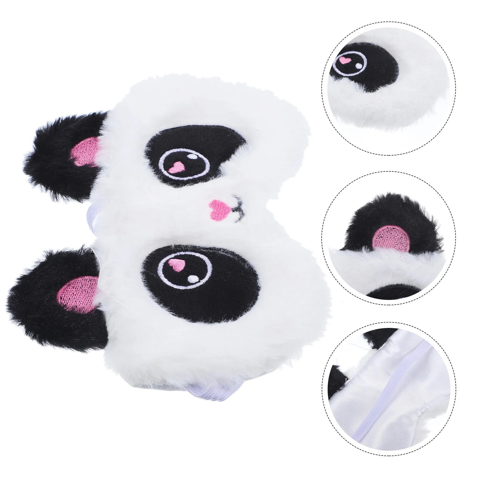 

Plush Eye Mask Sleep Masks Nap Shade Sleeping Face Coverings Men Kids Blindfold