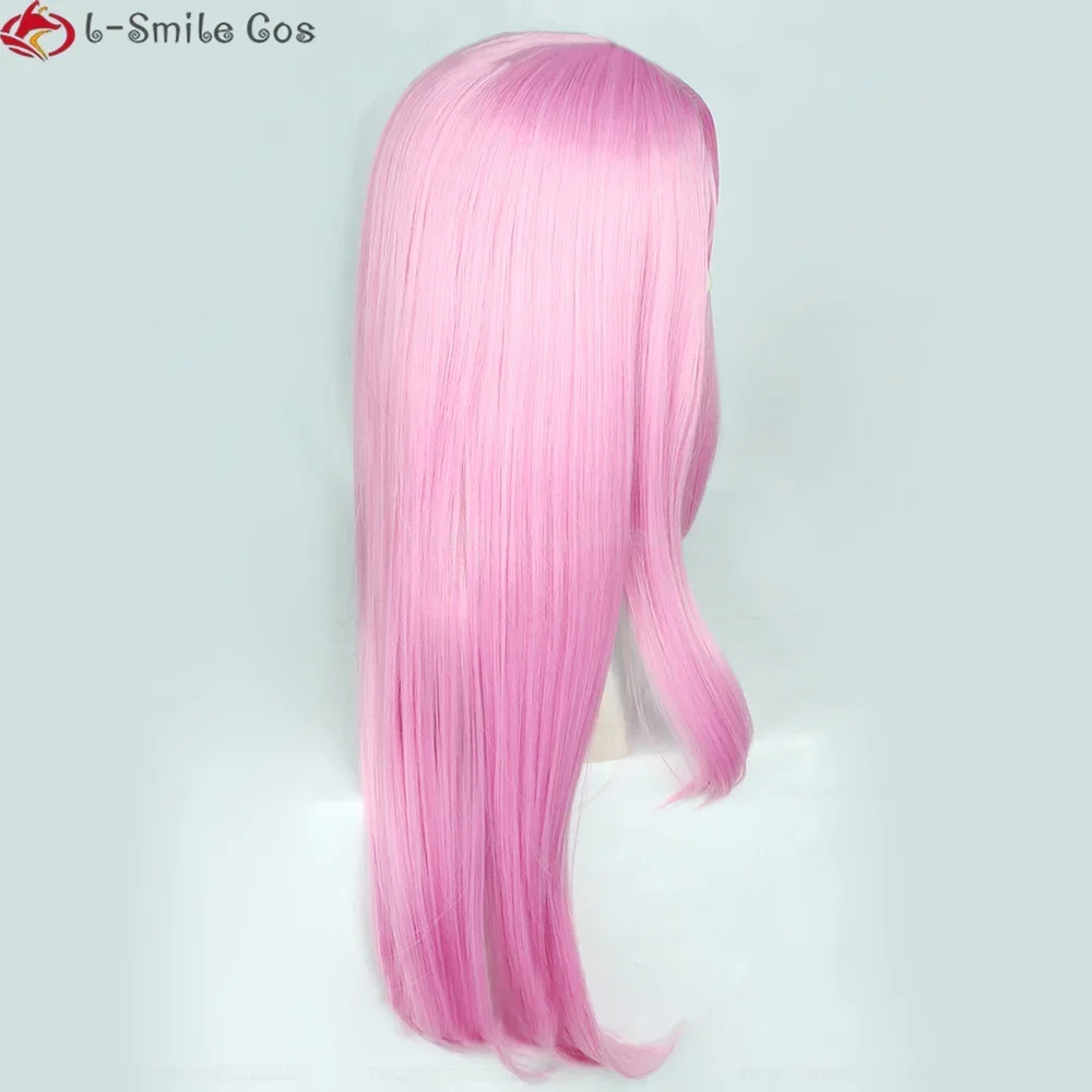 Аниме Ювелирные Изделия Бонни Косплей Парик 75 см Длинный Розовый Женский