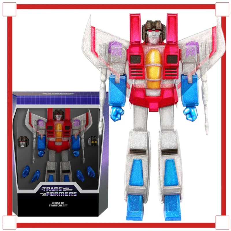 

BY SUPER7 - BRAND TRANSFORMERS Ultimates Ghost of Starscream Movable Joint Anime Figures Collection Toys