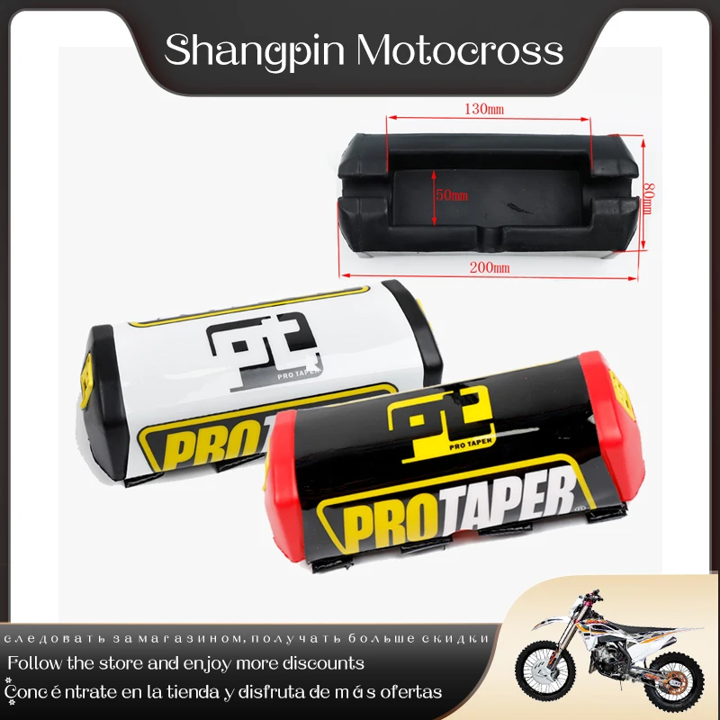 

Adjustable Fat Bar Pad Slider Grip Motocross Handlebar Pad Pro Taper Energy Square 2.0 Fat Bar Pads For 1-1/8" Bars