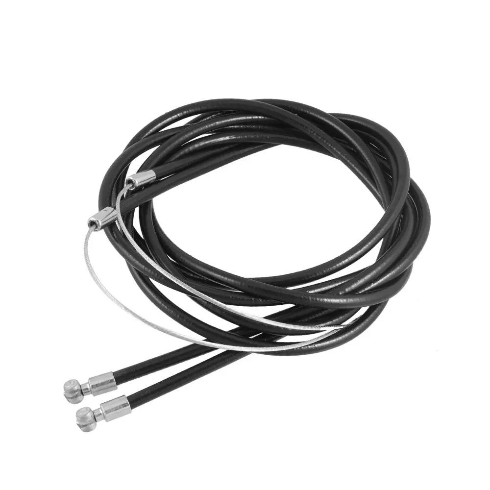 

2 Pcs 32.3" -70.9" Length Bike Front Rear Brake Cable Wire Black