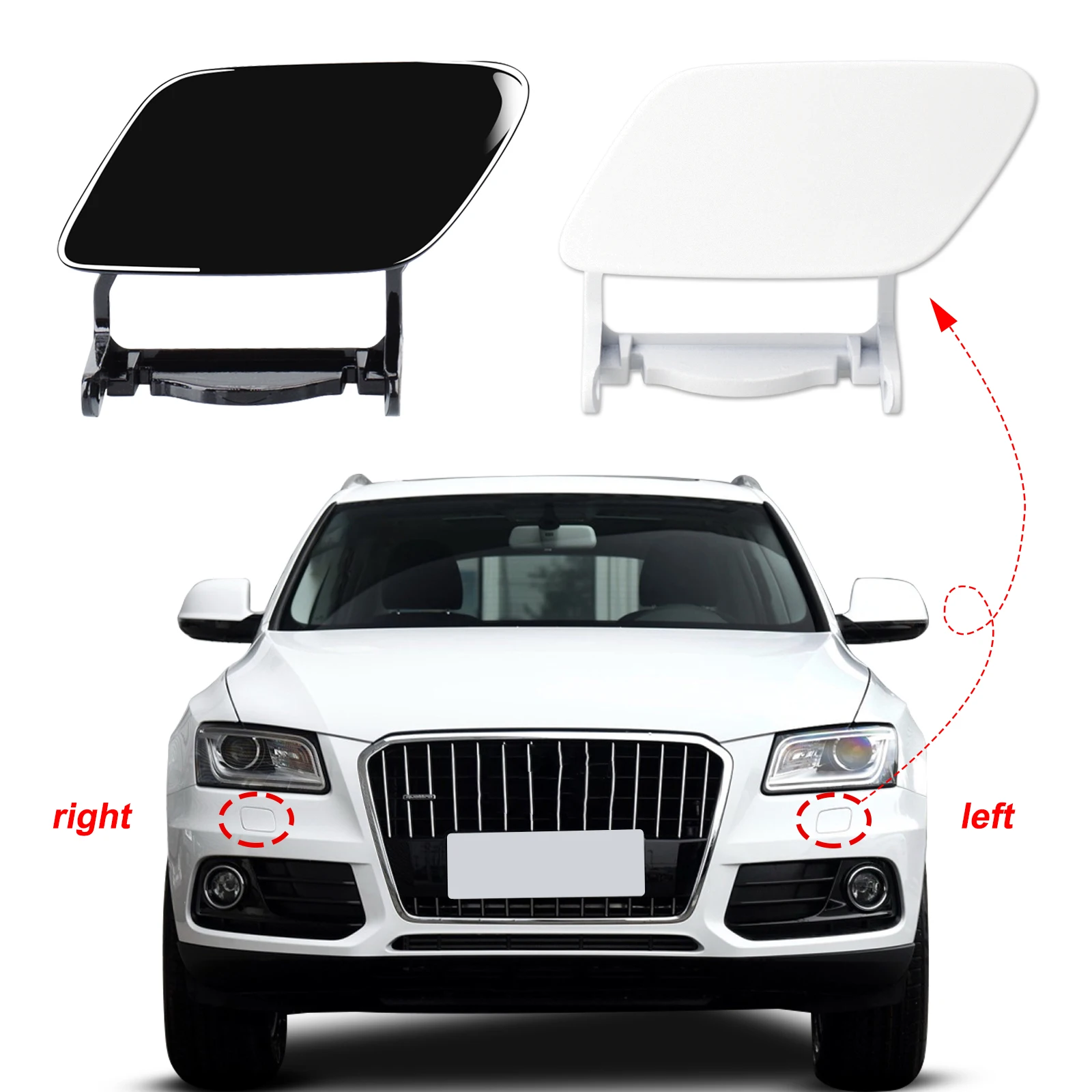 Аксессуары для переднего бампера Audi Q5 2013 2014 2015 2016 8R0955275C 8R0955276C левый и правый