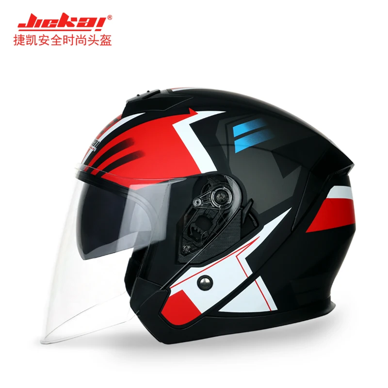 Новинка мужской/мужской мотоциклетный шлем JIEKAI для электромобиля полузакрытый с