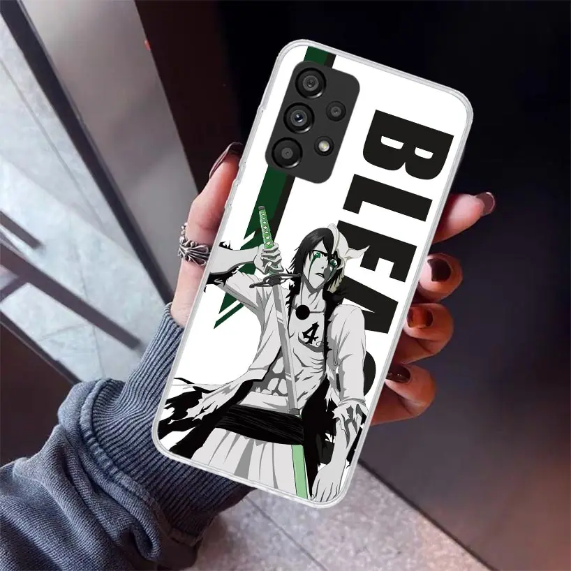 Чехол для телефона Anime Bleach Ichigo Kenpachi Samsung Galaxy A15 A25 A35 A55 A14 A24 A34 A54 A13 A23 A33 A53 A12 A22 A32 A52 A05S