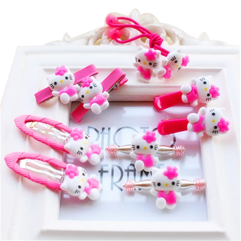 

Заколка для волос Sanrioed Kawaii Hello Kittys, 10 шт./комплект