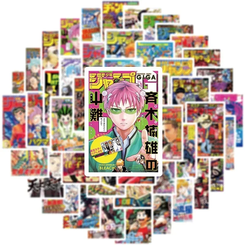 

50 шт. аниме наклейки HUNTER×HUNTER наклейка Смешанная атака на Титанов велосипед скейтборд мотоцикл телефон журнал кавайные наклейки