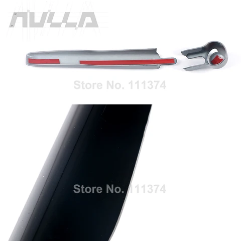 Для GWM Tank 300 2021 2022 2023 2024 2025 черный задний дворник декоративная защитная крышка ABS карбоновая рама хромированные аксессуары