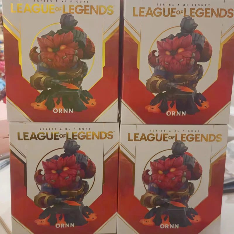 Фото Оригинальная фигурка Ornn из League of Legends (LoL) «Огонь под горой», Q-версия, модель-статуэтка, настольное украшение, коллекционная игрушка №1