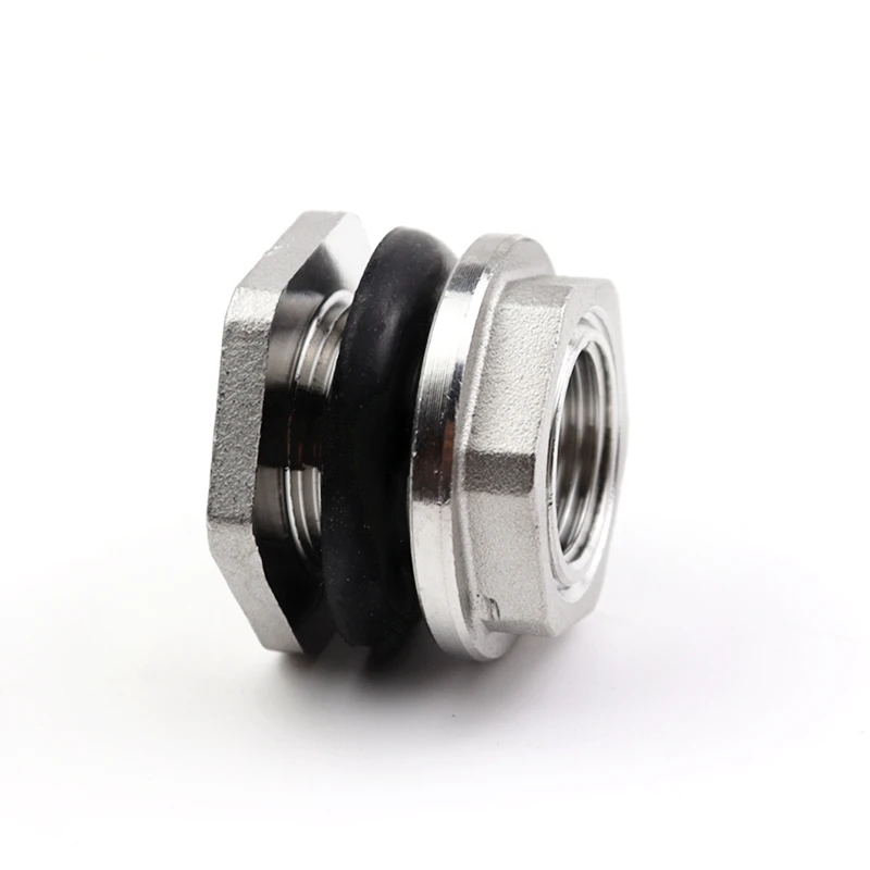 

1/2” 3/4” 1” 1-1/4” 2" BSP Male Thread 304 Stainless Steel Pipe Single Loose Key Swivel Fitting Nut Water Tank