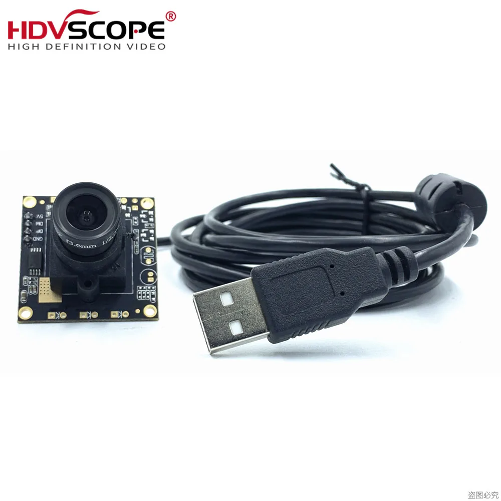 USB-модуль камеры с суперподсветкой WDR, улучшенной технологией Low Light 2.0MP, HLC, BLC, разрешением 1920*1080, матрицей CMOS AR0230, USB 2.0, высоким разрешением и объективом 3.6 мм (art.: 3920db4e6bb04) - 3920db4e6bb04