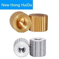 m2 m2 5 m3 m4 m5 m6 brass knurled nut roundthrough and blind hole thumb hand nut screw protection cap copper stainless steel